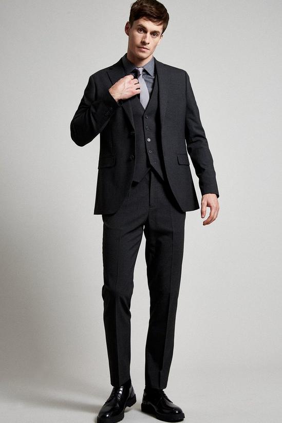 Burton Slim Fit Charcoal Essential Trouser 2