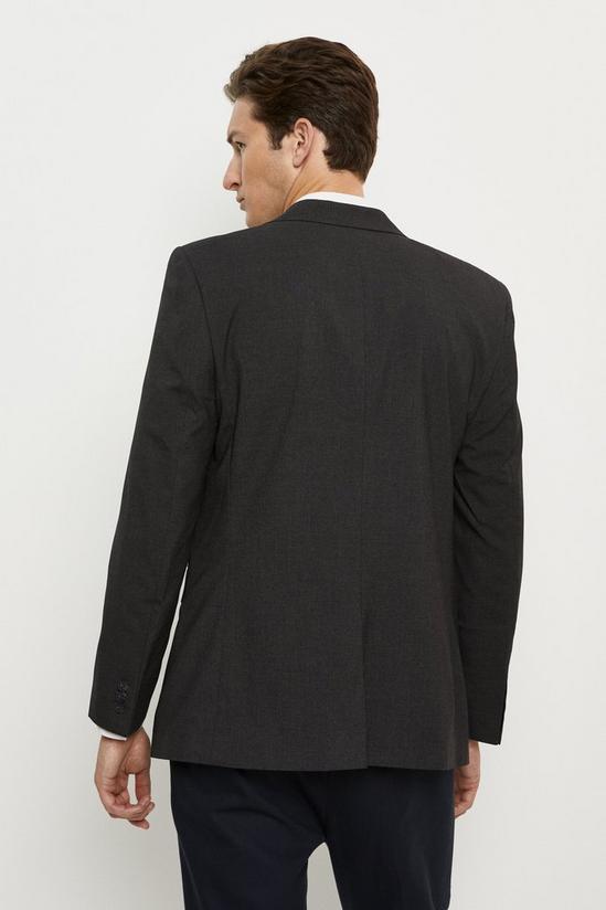 Burton Tailored Fit Charcoal Suit Jacket 3