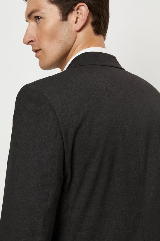 Burton Tailored Fit Charcoal Suit Jacket 5