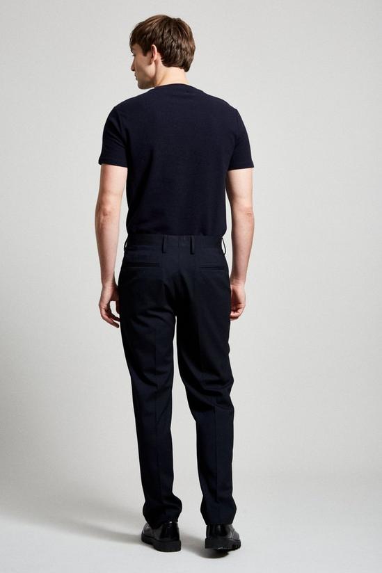 Burton Tailored Fit Navy Essential Trouser 3