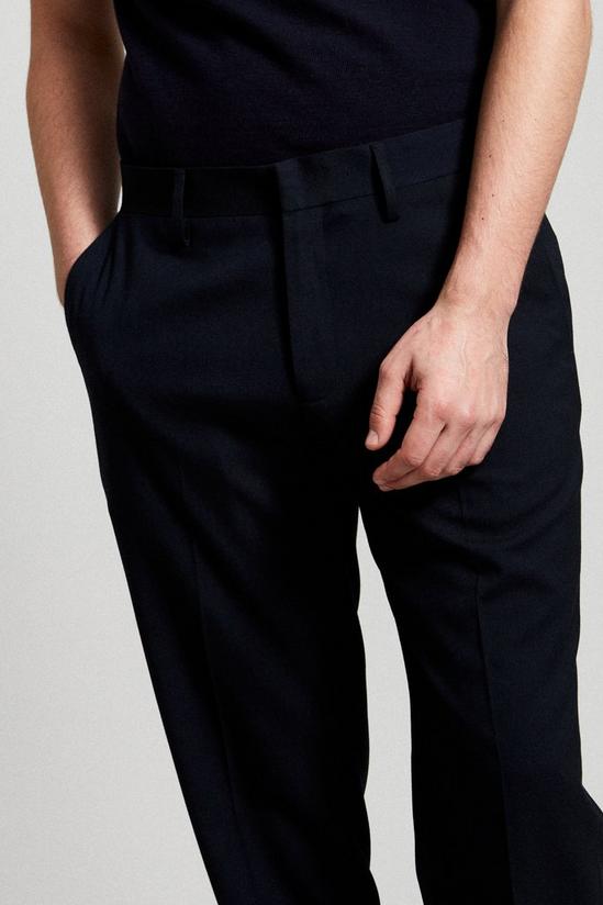 Burton Tailored Fit Navy Essential Trouser 5