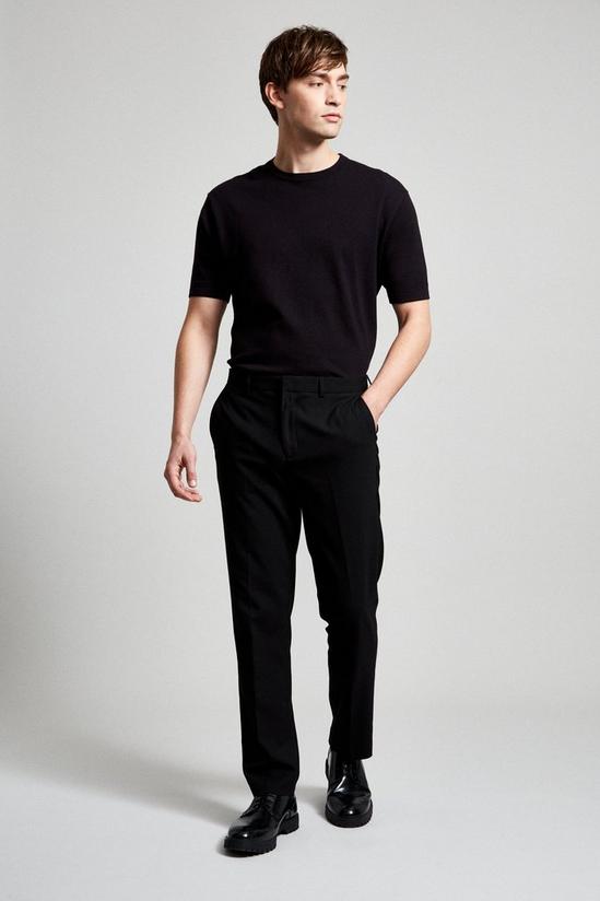 Burton Slim Fit Black Essential Trouser 1