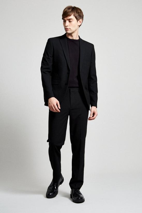 Burton Slim Fit Black Essential Trouser 2