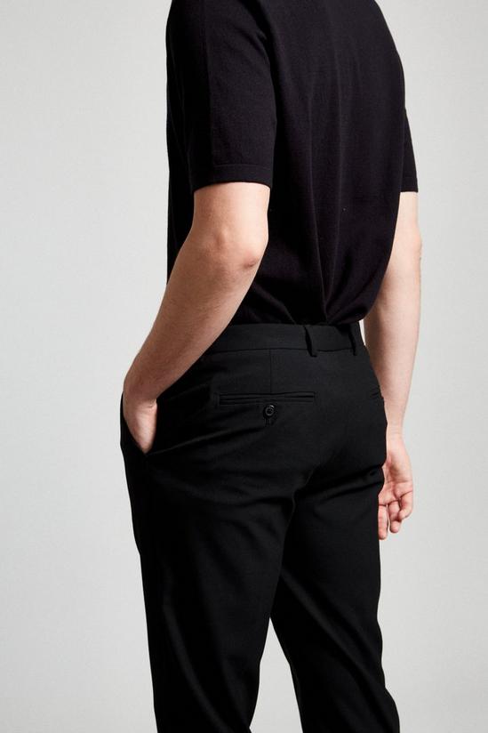 Burton Slim Fit Black Essential Trouser 6