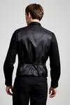 Burton Tailored Black Essential Suit Waistcoat thumbnail 3