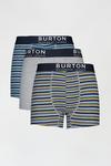 Burton Plus And Tall Blue Multi Stripe Trunks thumbnail 1