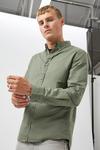 Burton Long Sleeve Garment Dyed Oxford Shirt thumbnail 1