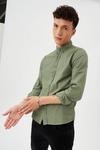 Burton Long Sleeve Skinny Fit Garment Dyed Oxford thumbnail 1