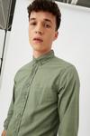 Burton Long Sleeve Skinny Fit Garment Dyed Oxford thumbnail 4