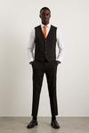 Burton Slim Fit Black Essential Suit Waistcoat thumbnail 2