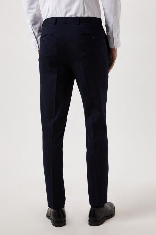Burton Skinny Fit Navy Essential Trousers 3