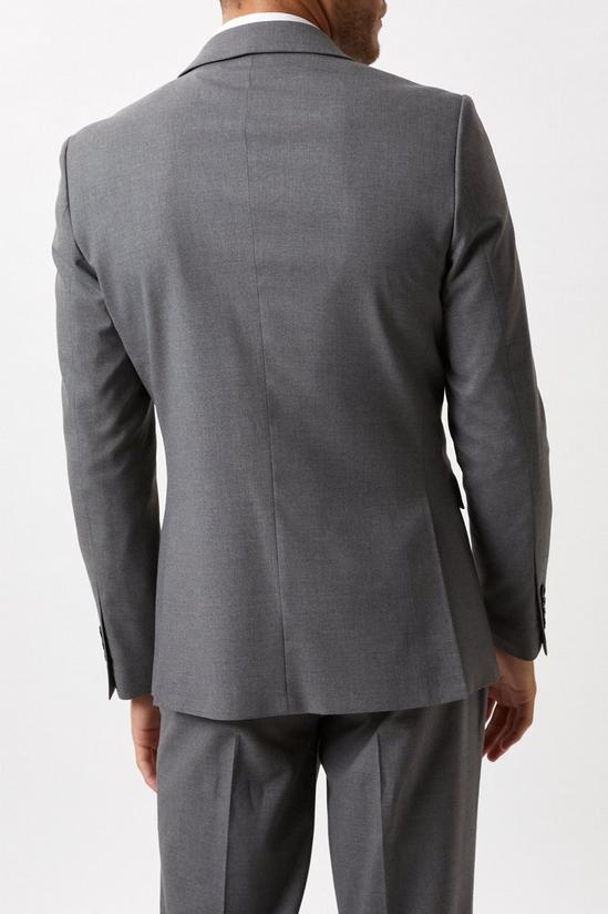 Burton Skinny Fit Light Grey Essential Suit Jacket 3