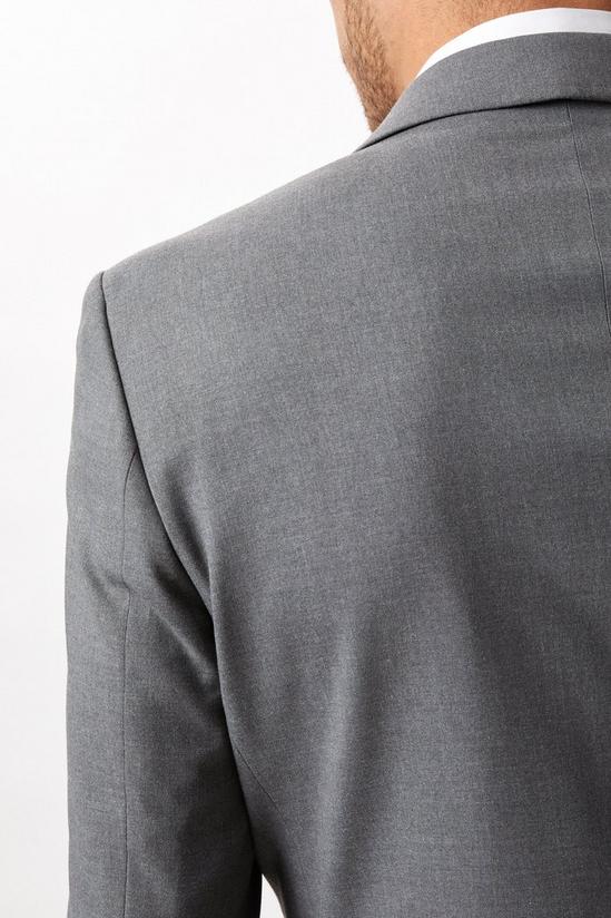 Burton Skinny Fit Light Grey Essential Suit Jacket 6
