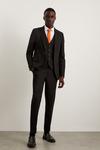 Burton Skinny Fit Black Essential Suit Jacket thumbnail 1