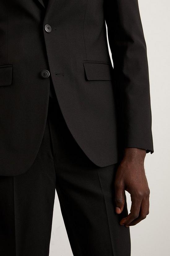 Burton Skinny Fit Black Essential Suit Jacket 4