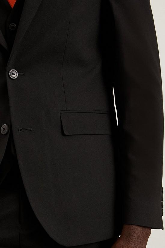 Burton Skinny Fit Black Essential Suit Jacket 6