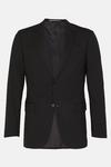Burton Tailored Fit Black Essential Suit Jacket thumbnail 4