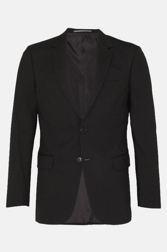 Burton Tailored Fit Black Essential Suit Jacket 5