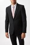 Burton Skinny Fit Charcoal Essential Suit Jacket thumbnail 2
