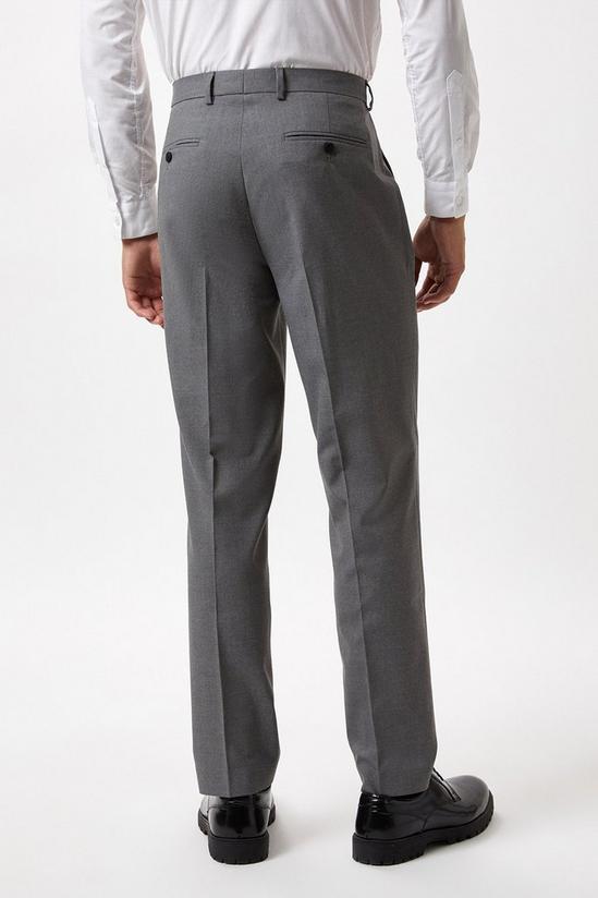 Burton Skinny Fit Light Grey Essential Suit Trousers 3