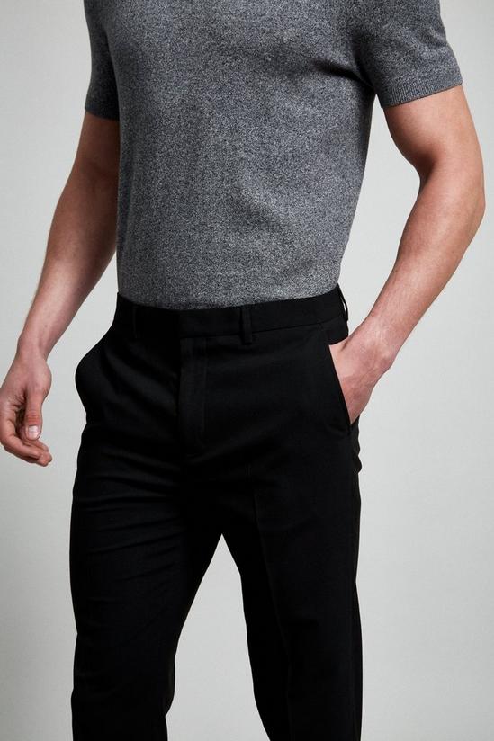 Burton Slim Fit Black Essential Suit Trousers 4