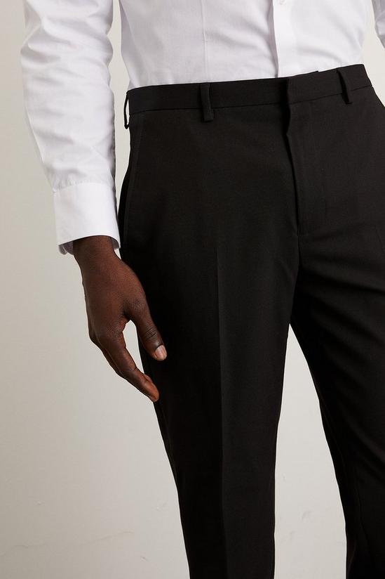 Burton Skinny Fit Black Essential Suit Trousers 4