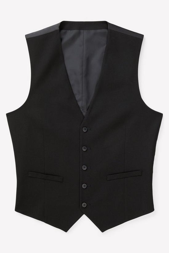 Burton Slim Fit Black Essential Waistcoat 5