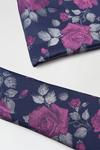 Burton Navy Floral Tie And Pocket Square Set thumbnail 3