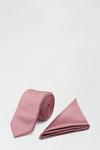 Burton Rose Pink Tie And Square Set thumbnail 2