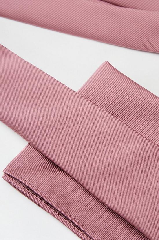 Burton Rose Pink Tie And Square Set 4