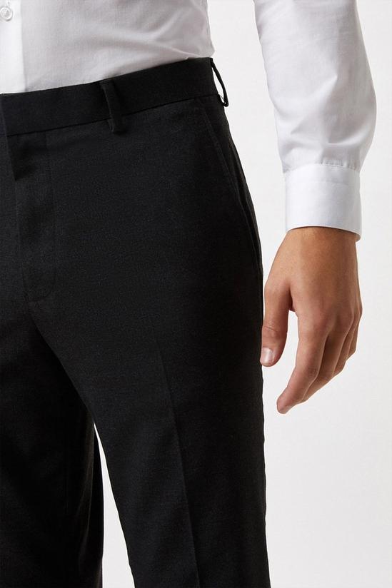 Burton Slim Fit Charcoal Essential Suit Trousers 4