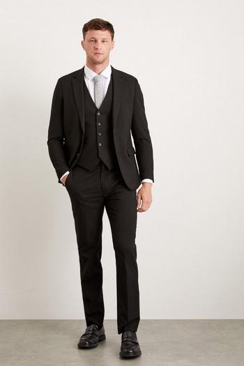 Related Product Slim Fit Black Essential Suit Trousers