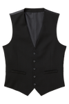 Burton Slim Fit Black Essential Waistcoat thumbnail 4