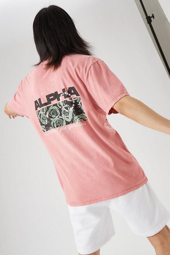 Burton Pink Alpha Graphic T-shirt 3