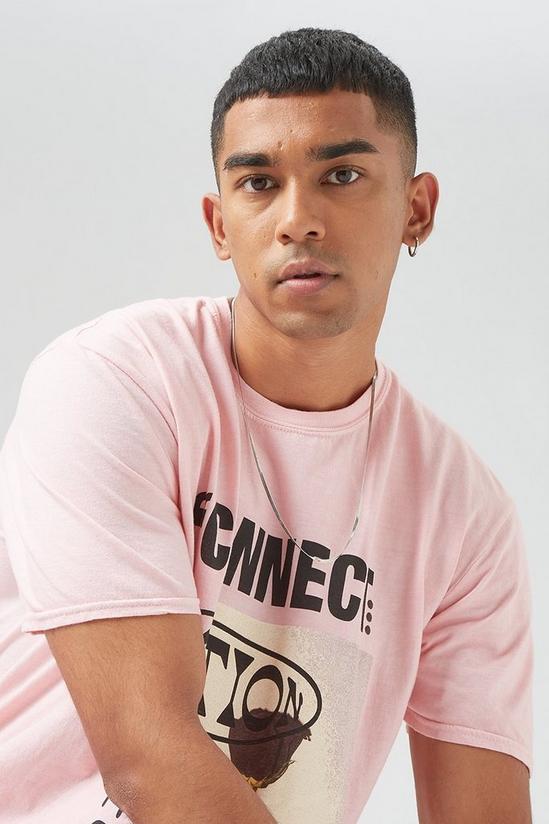 Burton Pink Oversized Connect Graphic T-shirt 4