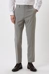 Burton Slim Fit Light Grey Essential Suit Trousers thumbnail 1