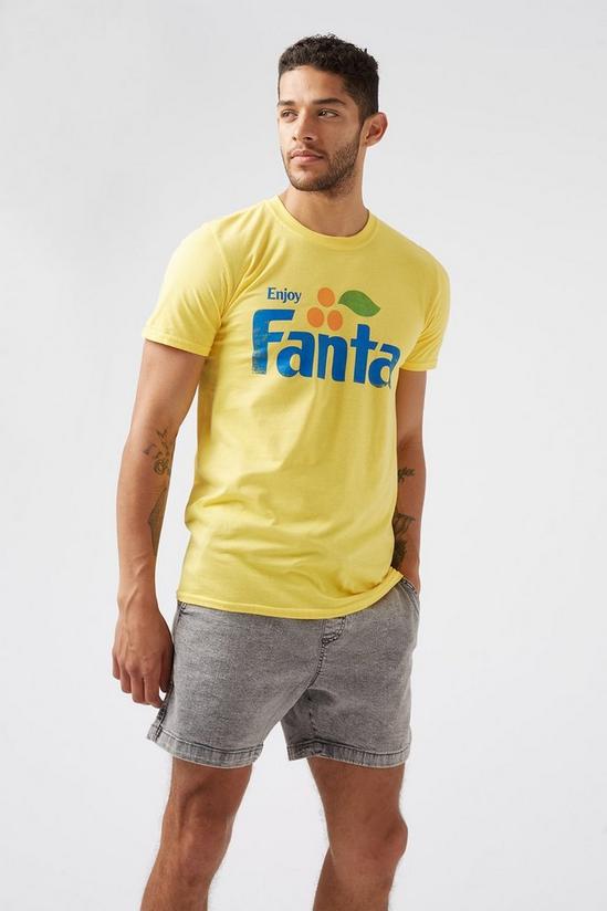 Burton Yellow Fanta Logo T-shirt 1
