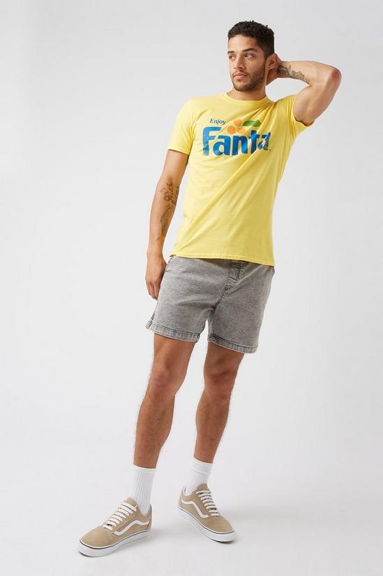 Burton Yellow Fanta Logo T-shirt 2