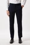 Burton Tailored Fit Navy Essential Suit Trousers thumbnail 1