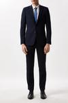 Burton Tailored Fit Navy Essential Suit Trousers thumbnail 2