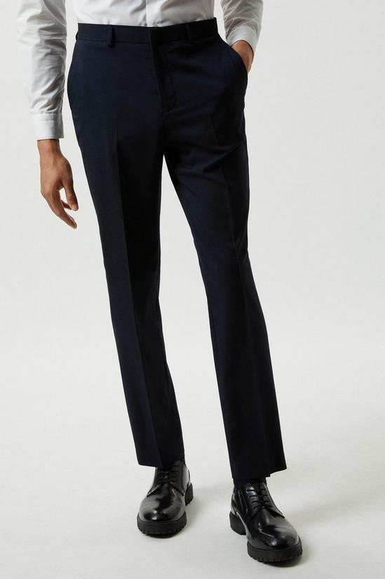 Burton Slim Fit Navy Essential Suit Trousers 1