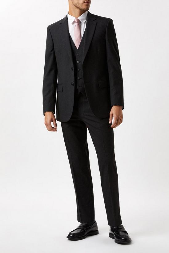 Burton Slim Fit Charcoal Essential Waistcoat 2