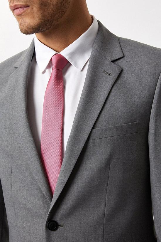 Burton Slim Fit Light Grey Essential Suit Jacket 5