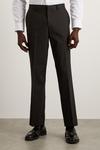 Burton Tailored Fit Charcoal Essential Suit Trousers thumbnail 2