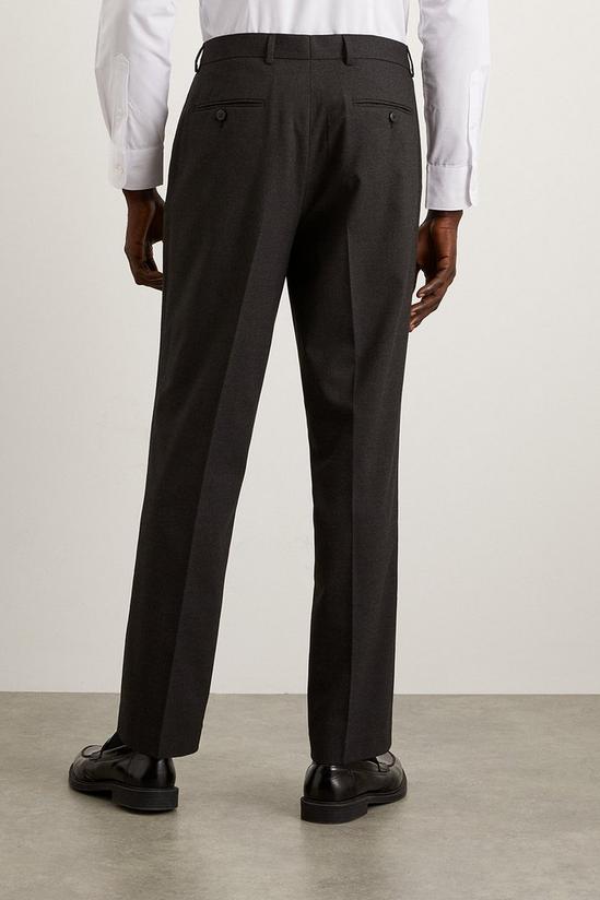 Burton Tailored Fit Charcoal Essential Suit Trousers 3