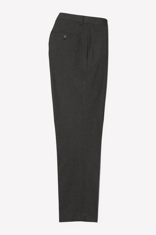 Burton Tailored Fit Charcoal Essential Suit Trousers 5