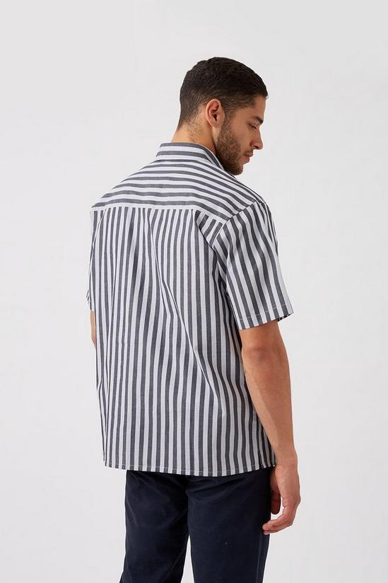 Burton Oversized Black And White Stripe Shirt 3