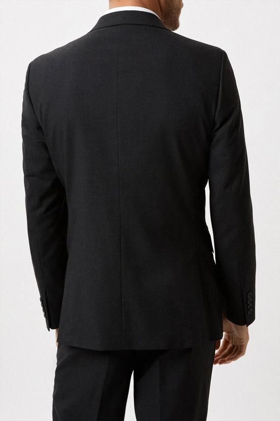 Burton Slim Fit Charcoal Essential Suit Jacket 3