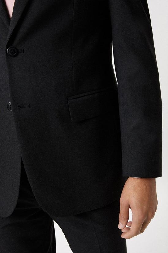 Burton Slim Fit Charcoal Essential Suit Jacket 5