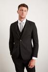 Burton Slim Fit Black Essential Suit Jacket thumbnail 2